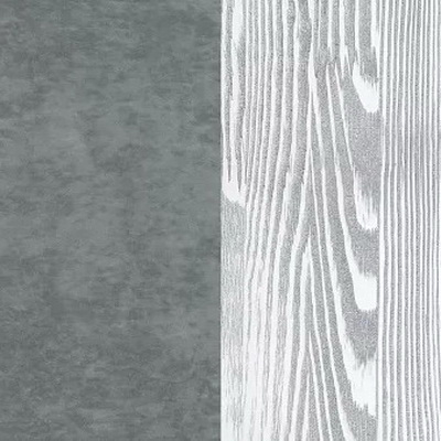 Расцветка Комбо: Бентлей Серый космос/Белая эмаль с патиной серебро (браширование)