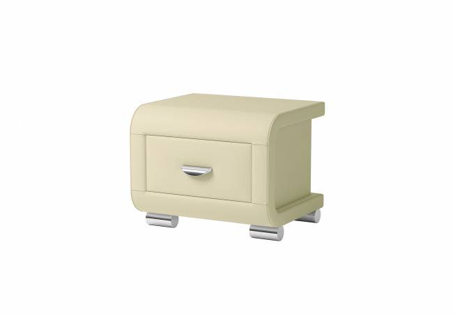 Тумба Orma Soft 3, цвет: Экокожа Кремовый Тумба Orma Soft 3, цвет: Экокожа Кремовый