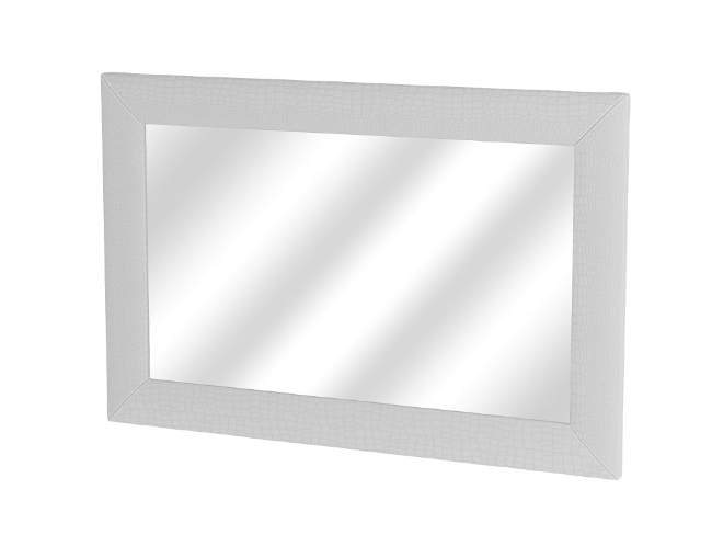 Зеркало OrmaSoft 2, цвет: Экокожа Кайман белый Зеркало OrmaSoft 2, цвет: Экокожа Кайман белый