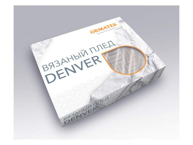 Плед Denver серый от Орматек Плед Denver серый от Орматек