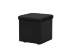 Пуф Como/Veda, цвет: ЛДСП Черный/Экокожа Черный Пуф Como/Veda, цвет: ЛДСП Черный/Экокожа Черный