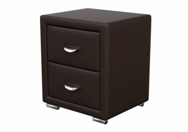 Тумба Orma Soft 2, цвет: Экокожа Коричневый