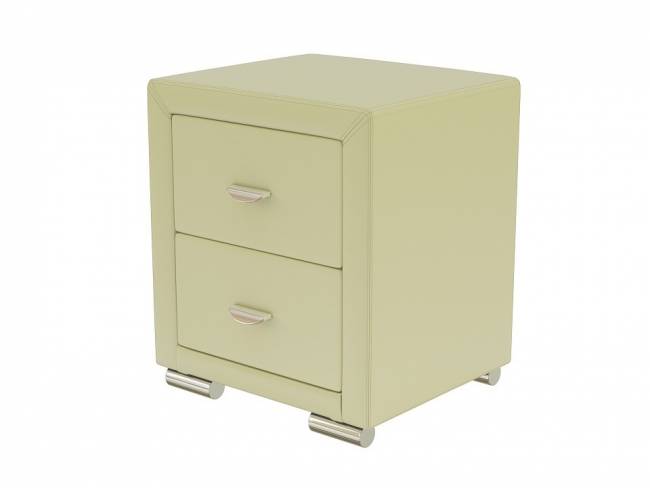 Тумба Orma Soft 2, цвет: Экокожа Кремовый