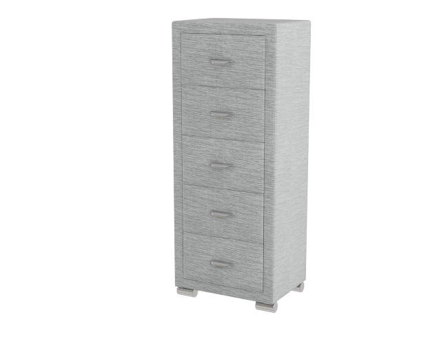 Комод Orma Soft 2 (5 ящиков), цвет:  Глазго Серый