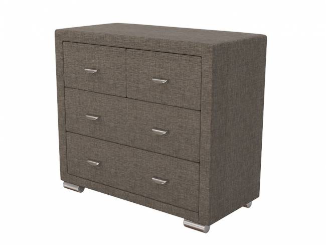 Комод Orma Soft 2 (4 ящика), цвет: Глазго Коричневый Комод Orma Soft 2 (4 ящика), цвет: Глазго Коричневый