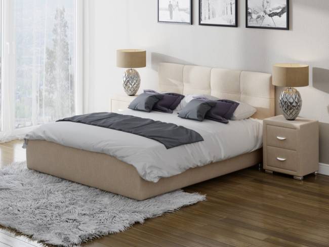 Кровать Life 1 Box, цвет: Лофти Бежевый