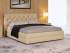 Кровать Life 4 Box, цвет: Экокожа Бежевая