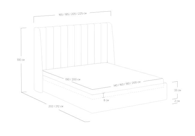 Кровать Samanta Кровать Samanta