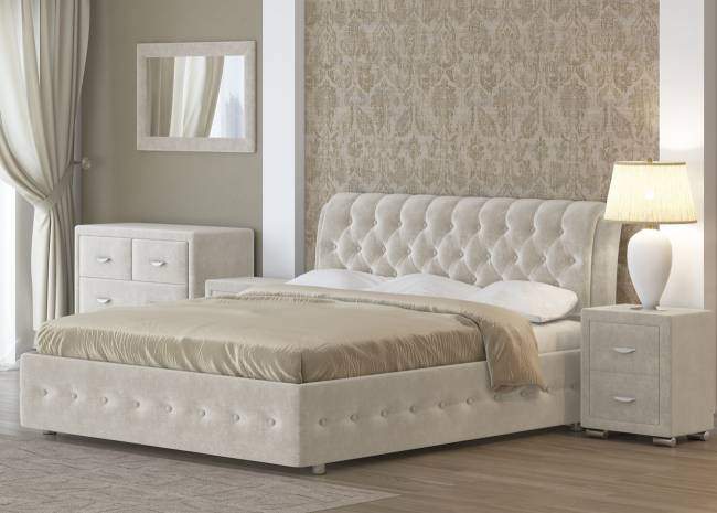 Кровать Como 4, цвет: Лофти Лен Кровать Como 4, цвет: Лофти Лен