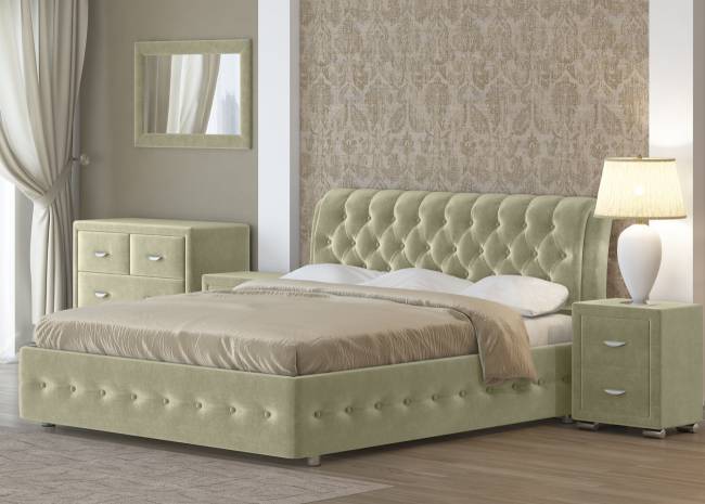 Кровать Como 4, цвет: Лофти Олива  Кровать Como 4, цвет: Лофти Олива