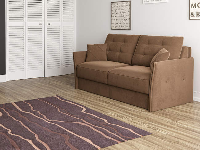 Диван Synergy Compact, цвет: ткань-велюр Enigma 19 Диван Synergy Compact, цвет: ткань-велюр Enigma 19