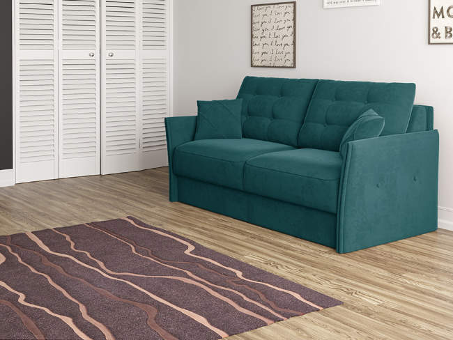 Диван Synergy Compact, цвет: ткань-велюр Enigma 33 Диван Synergy Compact, цвет: ткань-велюр Enigma 33