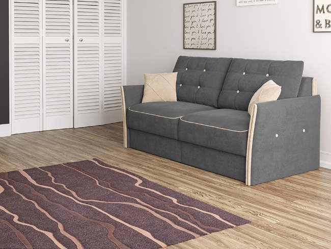 Диван Synergy Compact, цвет: ткань-велюр Forest 17 Диван Synergy Compact, цвет: ткань-велюр Forest 17