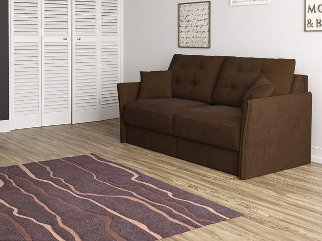 Диван Synergy Compact, цвет: ткань-велюр Forest 514 Диван Synergy Compact, цвет: ткань-велюр Forest 514