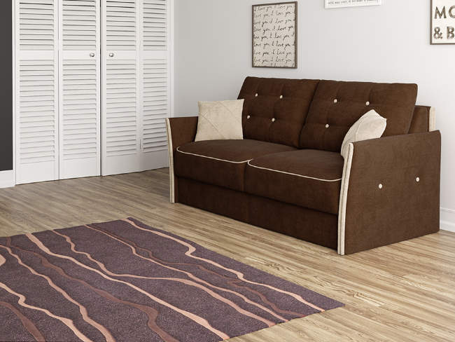 Диван Synergy Compact, цвет: ткань-велюр Soft 9 Диван Synergy Compact, цвет: ткань-велюр Soft 9