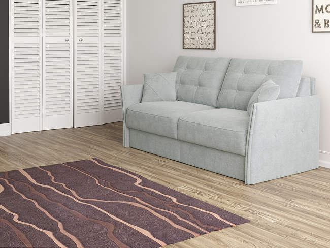 Диван Synergy Compact, цвет: ткань-велюр Soft 25 Диван Synergy Compact, цвет: ткань-велюр Soft 25