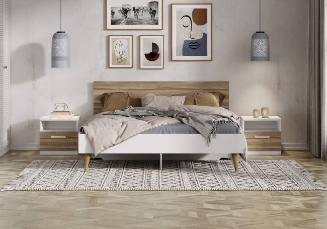 Кровать Ines (белый) Кровать Ines (белый)