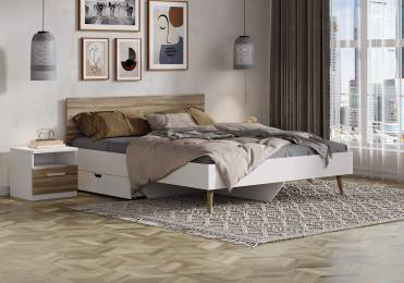 Кровать Ines (белый)