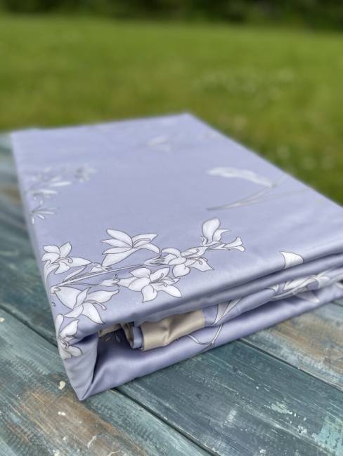 Комплект постельного белья из тенселя Голубой Комплект постельного белья из тенселя Голубой