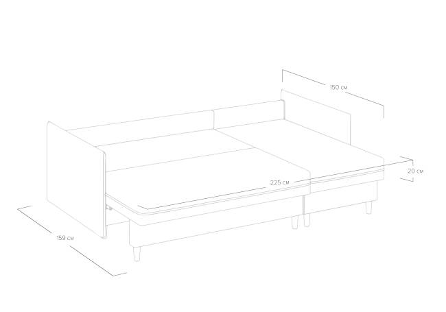 Диван Rain угловой Диван Rain угловой