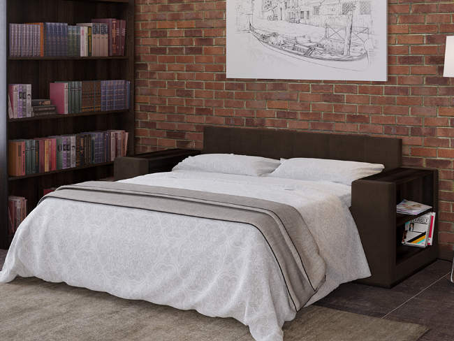 Диван Synergy Life, цвет: ткань-велюр Forest 520