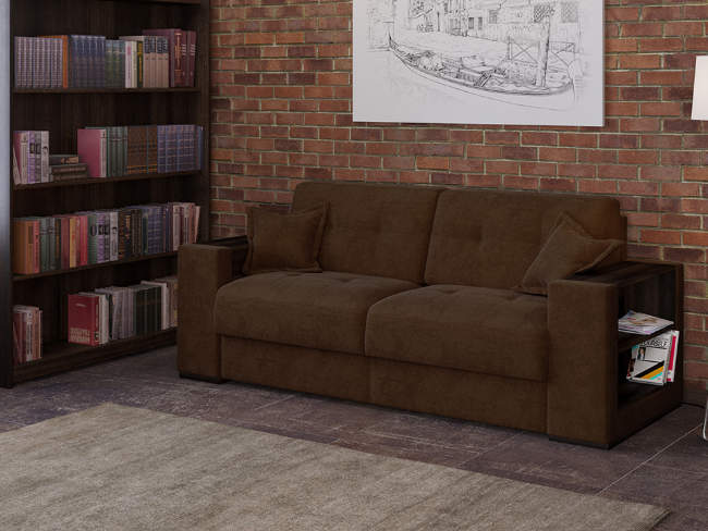 Диван Synergy Life, цвет: ткань-велюр Soft 9