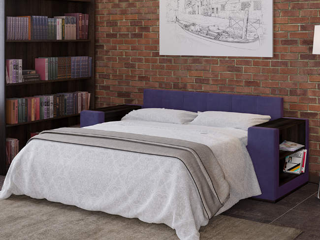 Диван Synergy Life, цвет: ткань-велюр Forest 741