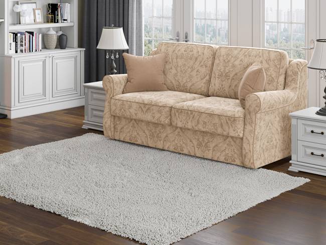 Диван Synergy Grace, цвет бежевый ткань-велюр Shah 729 фото в интерьере Диван Synergy Grace, цвет бежевый ткань-велюр Shah 729 фото в интерьере