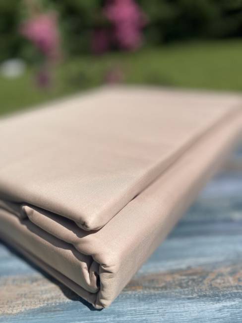 Комплект постельного белья из хлопка Кремовый Комплект постельного белья из хлопка Кремовый