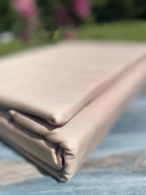 Комплект постельного белья из хлопка Кремовый Комплект постельного белья из хлопка Кремовый