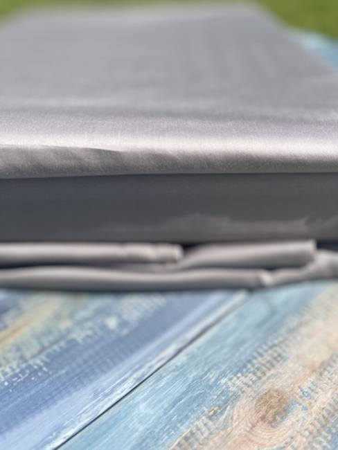 Комплект постельного белья из хлопка Серый