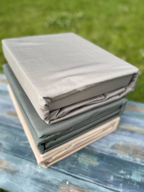 Комплект постельного белья из хлопка Серый