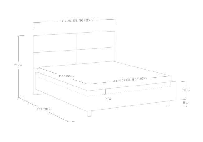 Кровать Omega Кровать Omega