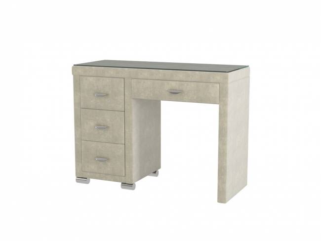 Туалетный стол OrmaSoft-2 (4 ящика) левый, цвет: Лофти Лен Туалетный стол OrmaSoft-2 (4 ящика) левый, цвет: Лофти Лен