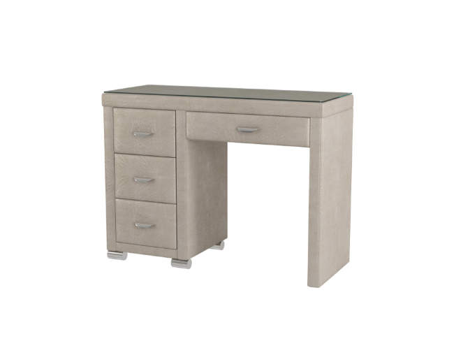Туалетный стол OrmaSoft-2 (4 ящика) левый, цвет: Экокожа Жемчуг Туалетный стол OrmaSoft-2 (4 ящика) левый, цвет: Экокожа Жемчуг