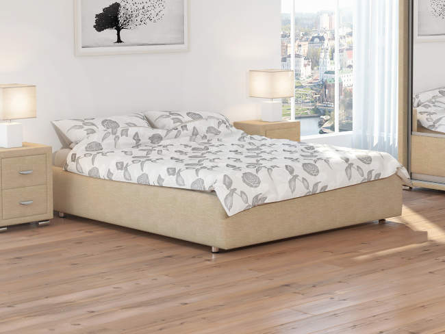 Кровать Como 1 Base, цвет: Бежевый перламутр