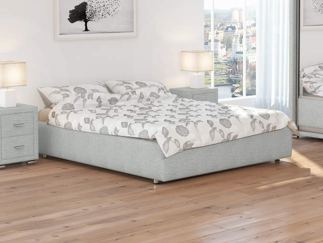 Кровать Como 1 Base, цвет: Глазго Серый