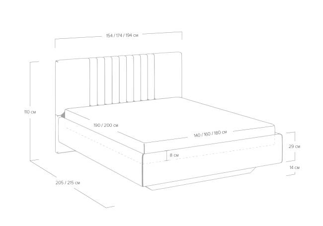 Кровать Arizona