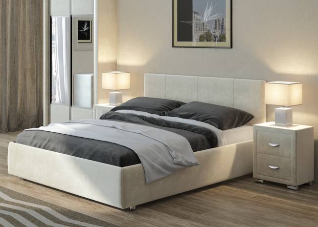 Кровать Como 3 с ящиком для белья и подъемным механизмом