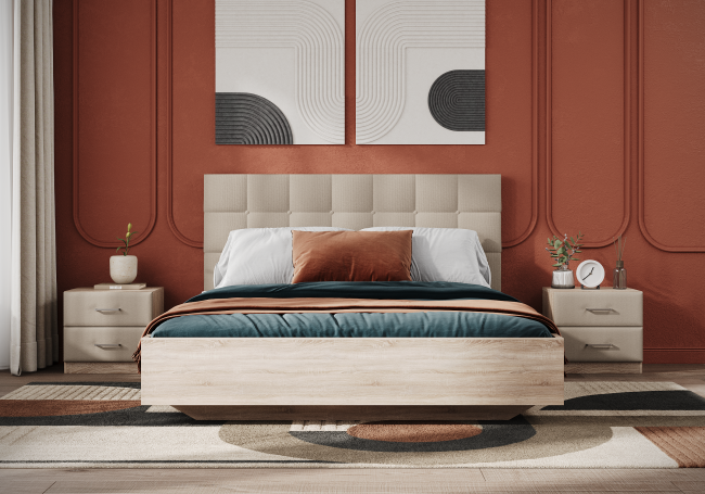 Кровать Luiza (Ясень Анкор) Кровать Luiza (Ясень Анкор)