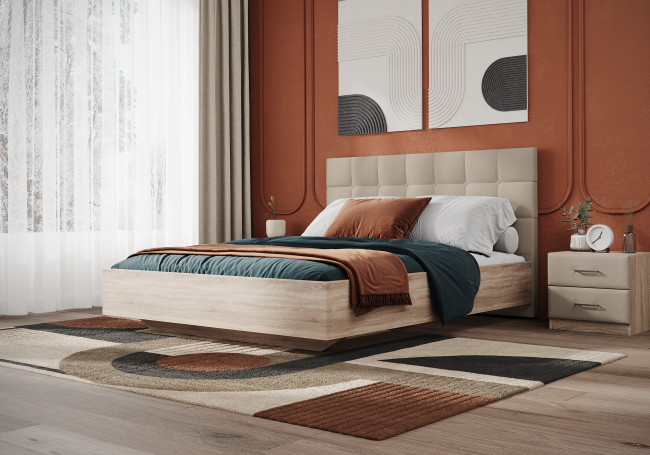 Кровать Luiza (Ясень Анкор) Кровать Luiza (Ясень Анкор)
