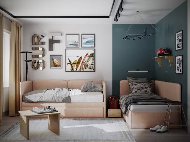 Кровать Bruno-Софа с дополнительным спальным местом