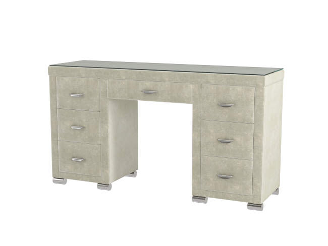 Туалетный стол OrmaSoft 2 (7 ящиков), цвет: Лофти Лен