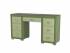 Туалетный стол OrmaSoft 2 (7 ящиков), цвет: Экокожа Олива/Зеленое яблоко