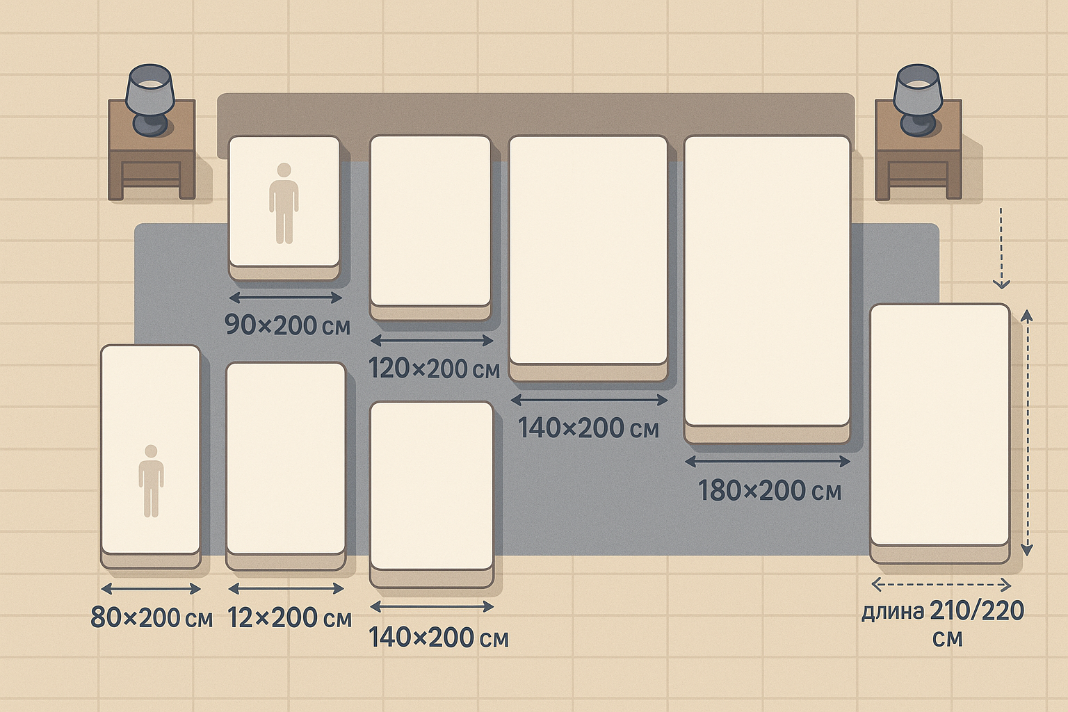 Размеры матрасов для кровати: полный гайд без путаницы